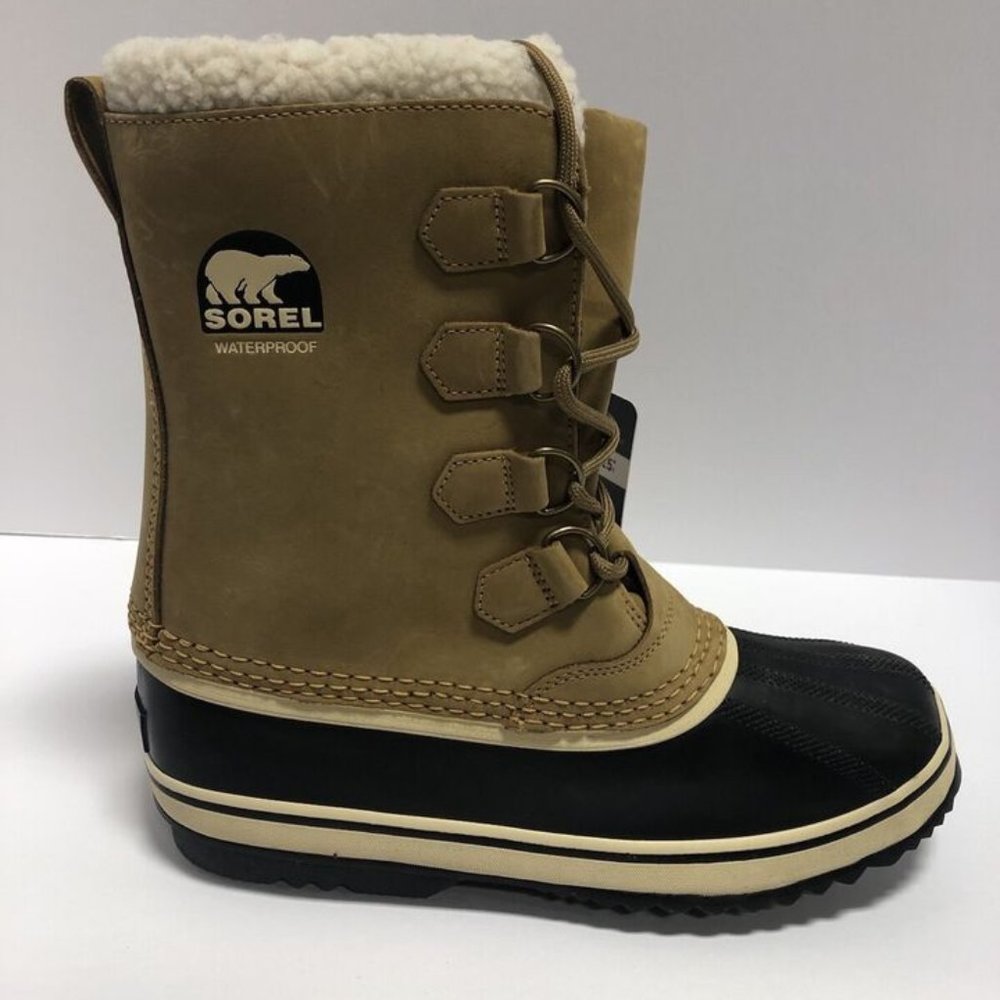 Sorel Women's Waterproof Tan and Black Boots